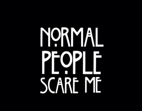 coque American Horror Story Normal people scares me