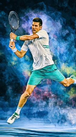 coque Djokovic Painting art