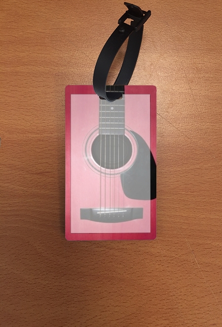 Portaindirizzo chitarra rosa 