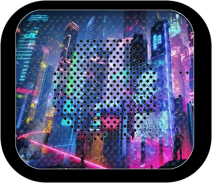 altoparlante Cyberpunk city night art 