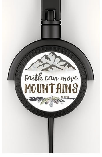 Cuffie Faith can move montains Matt 17v20 Bible Blessed Art 