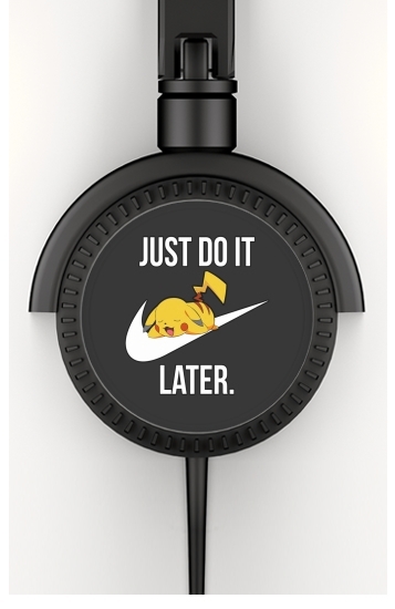 Cuffie Nike Parody Just Do it Later X Pikachu 
