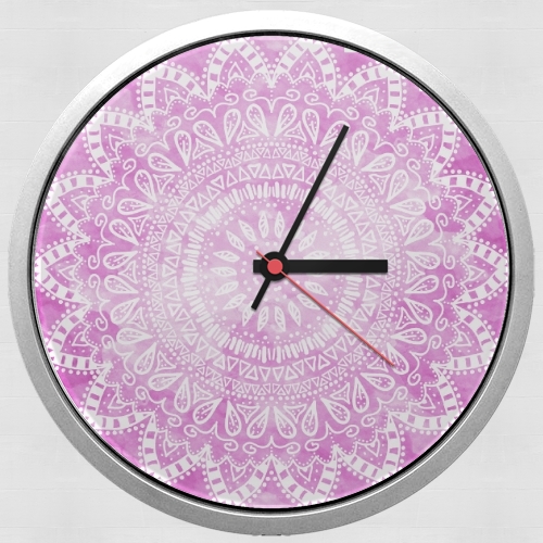 Orologio Pink Bohemian Boho Mandala 