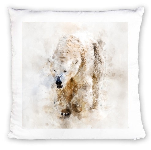 cuscino Abstract watercolor polar bear 