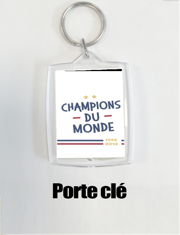 Portachiavi Champion du monde 2018 Supporter France 