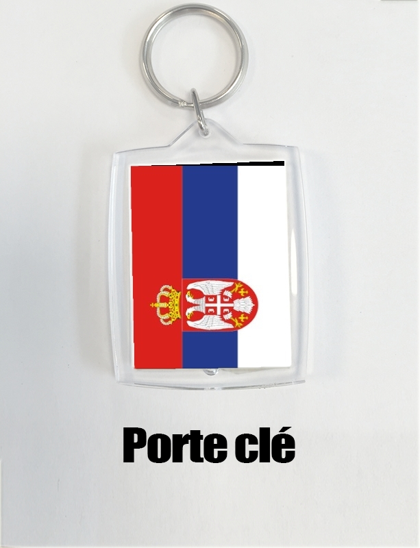 Portachiavi la bandiera della Serbia 