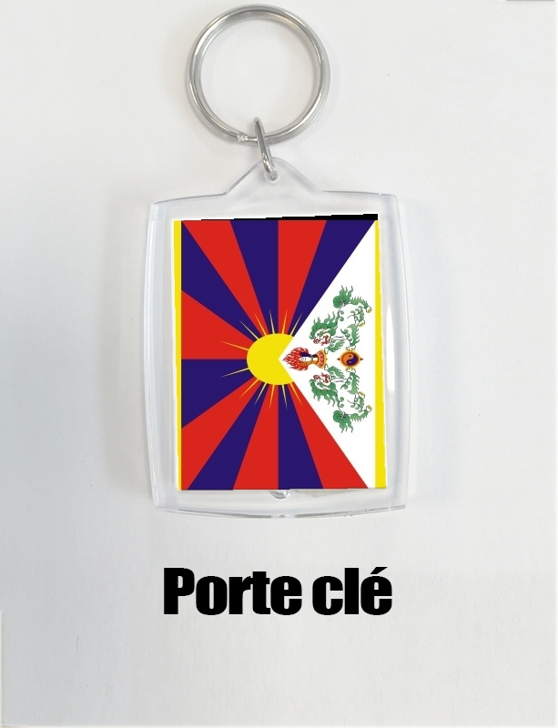 Portachiavi Flag Of Tibet 