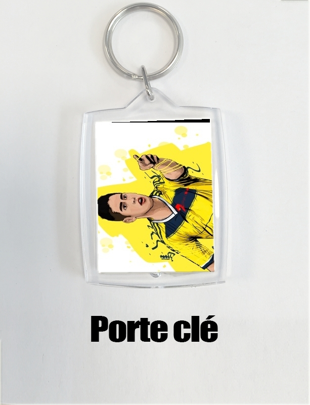 Portachiavi Football Stars: James Rodriguez - Colombia 