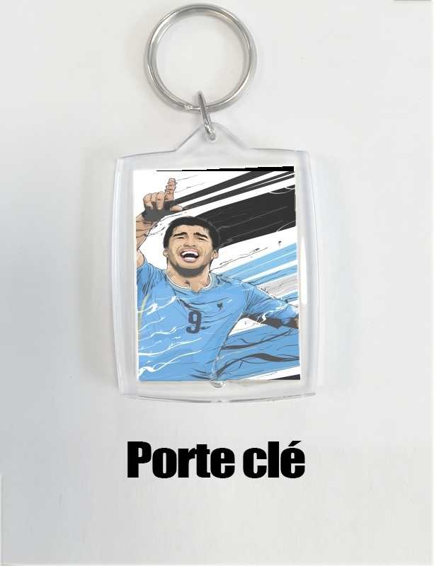 Portachiavi Football Stars: Luis Suarez - Uruguay 