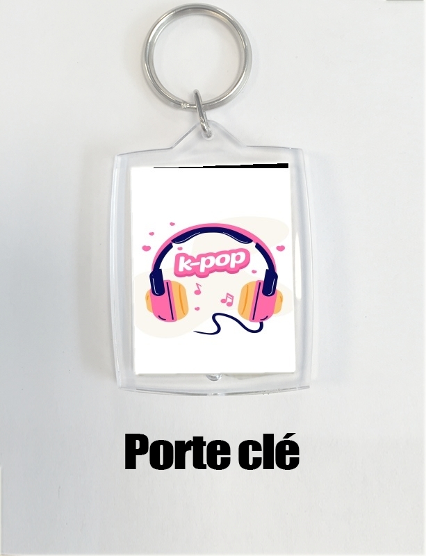 Portachiavi I Love Kpop Headphone 