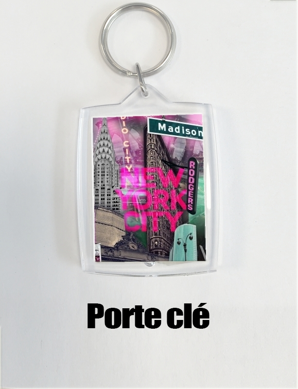 Portachiavi New York City II [pink] 