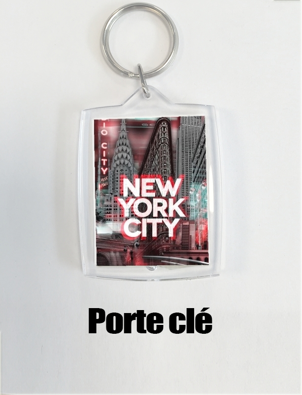 Portachiavi New York City II [red] 