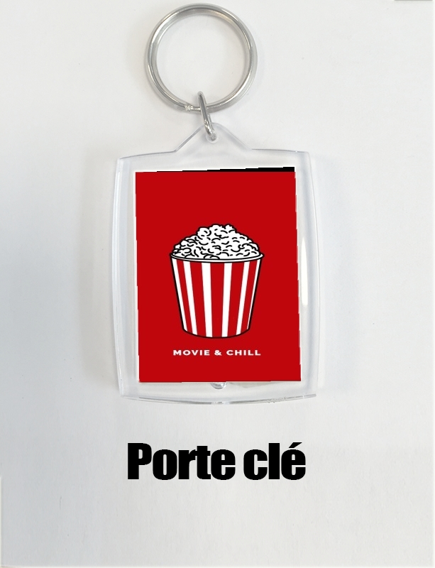 Portachiavi Popcorn movie and chill 