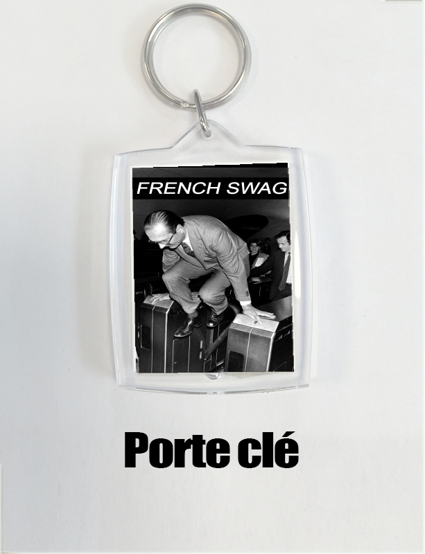 Portachiavi President Chirac Metro French Swag 