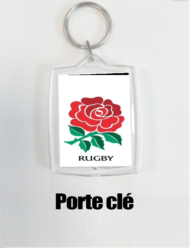 Portachiavi Rose Flower Rugby England 