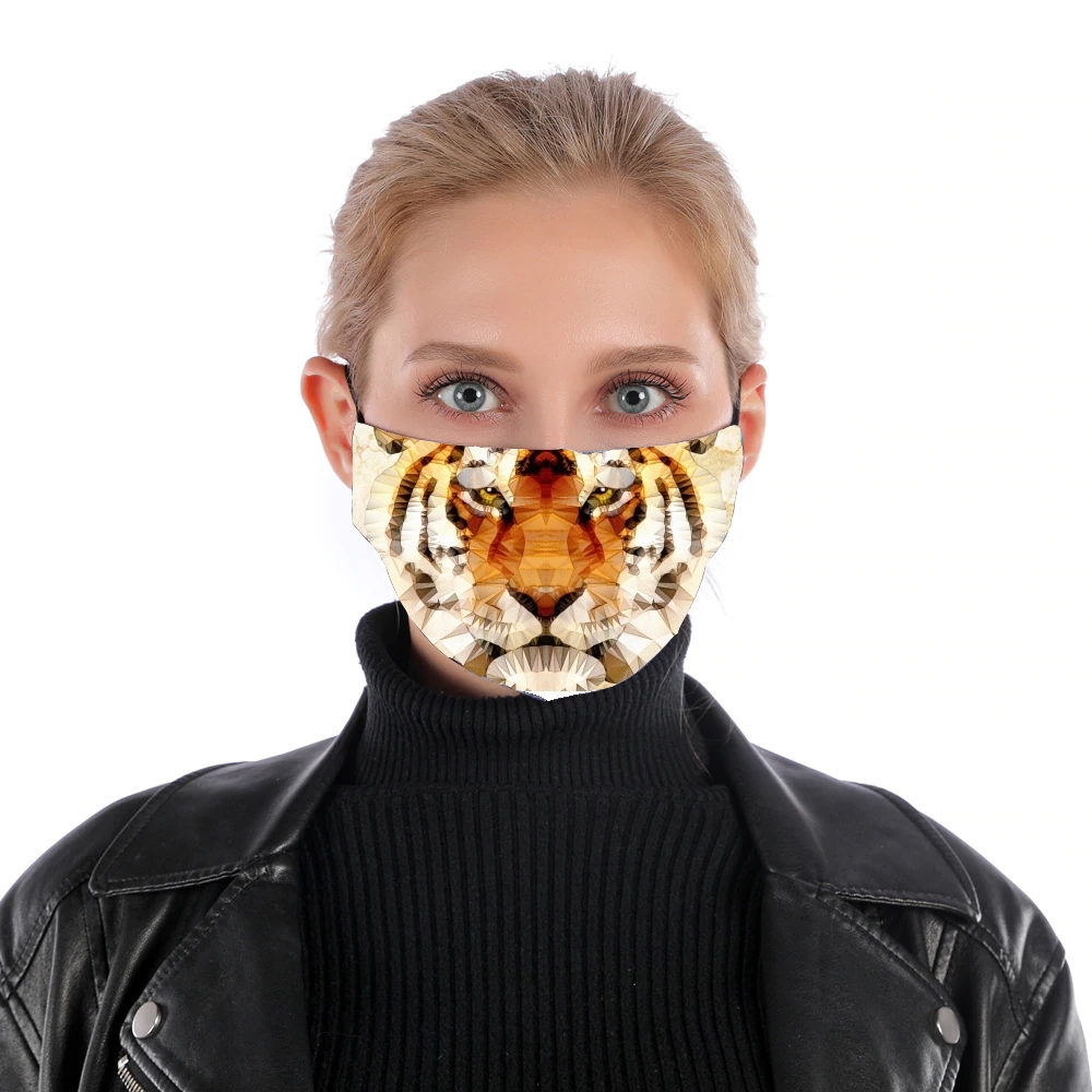 Maschera abstract tiger 