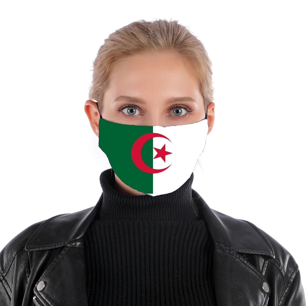 Maschera Bandiera Algeria 