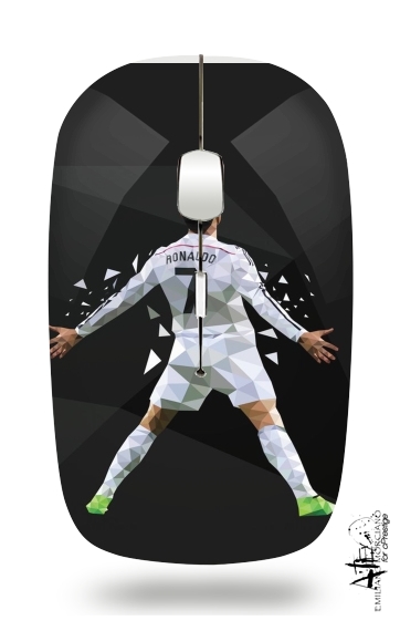 Mouse Cristiano Ronaldo Celebration Piouuu GOAL Abstract ART 