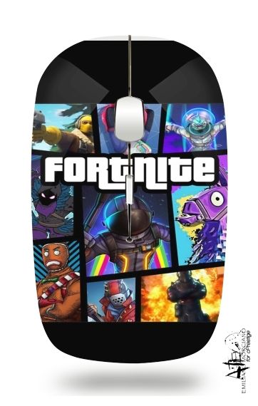 Mouse Fortnite - Battle Royale Art Feat GTA 