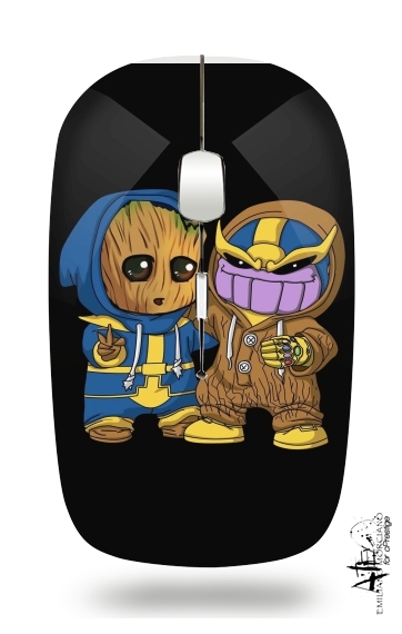 Mouse Groot x Thanos 