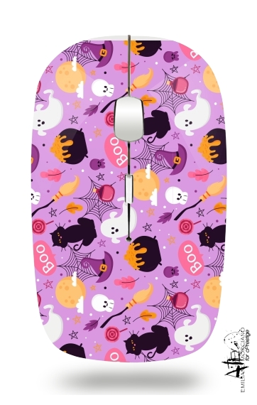 Mouse Pink Halloween Pattern 