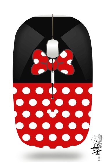 Mouse Red And Black Point Mouse 