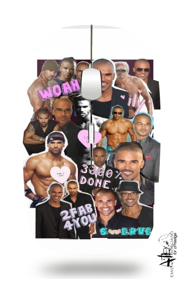 Mouse Shemar Moore collage 
