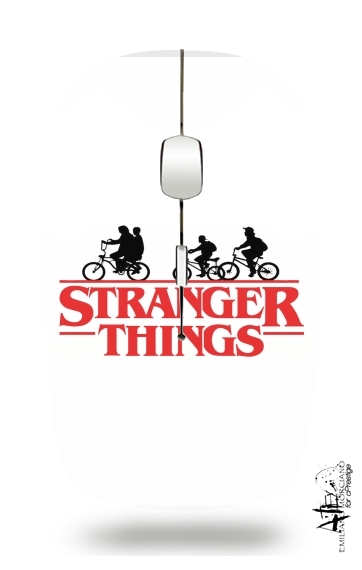 Mouse Stranger Things by bike 