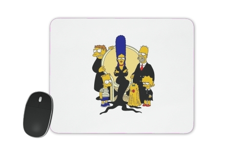 tappetino Adams Familly x Simpsons 