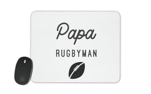 tapis de souris Papa Rugbyman