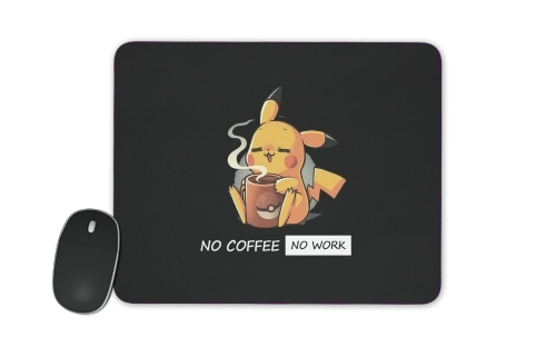 tapis de souris Pikachu Coffee Addict