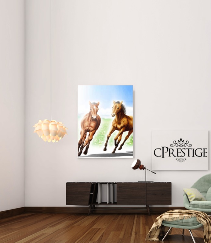 Poster Cavallo e cavalla 