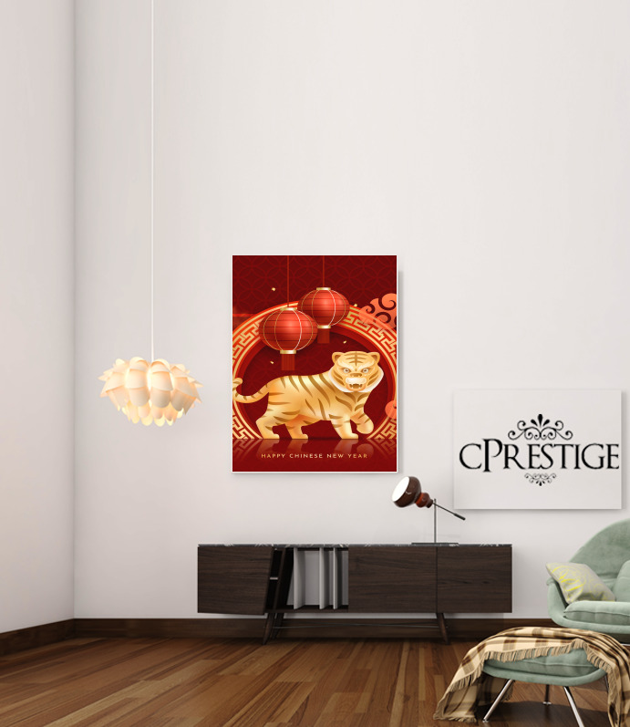 Canvas chinese new year Tiger 