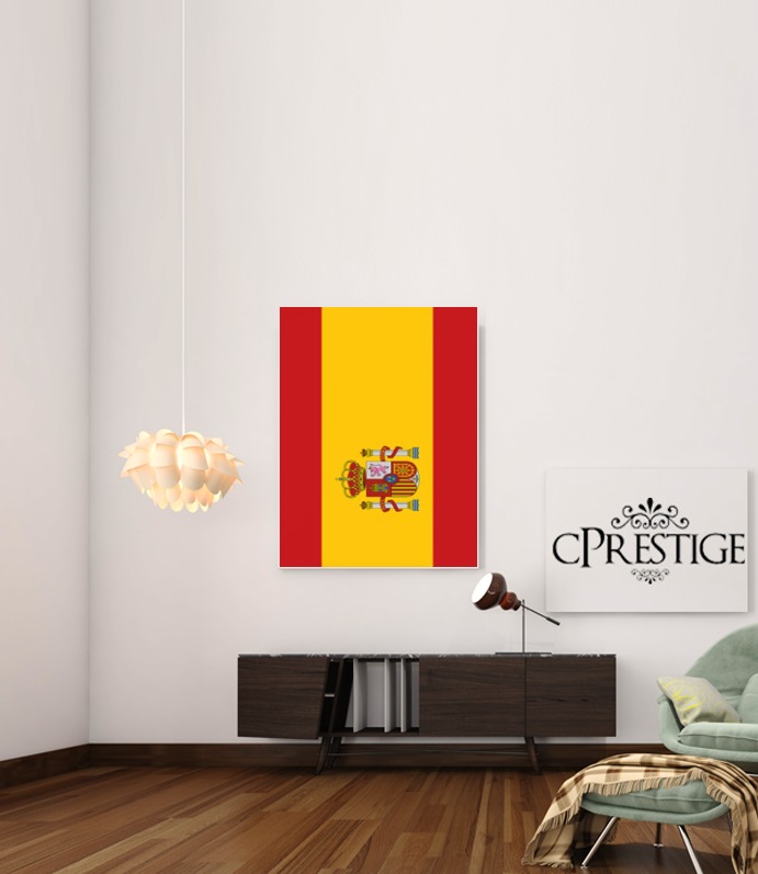 Canvas Bandiera Spagna 