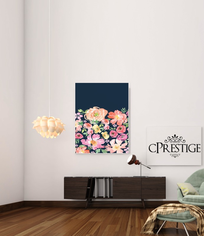 Canvas Initiale Flower 