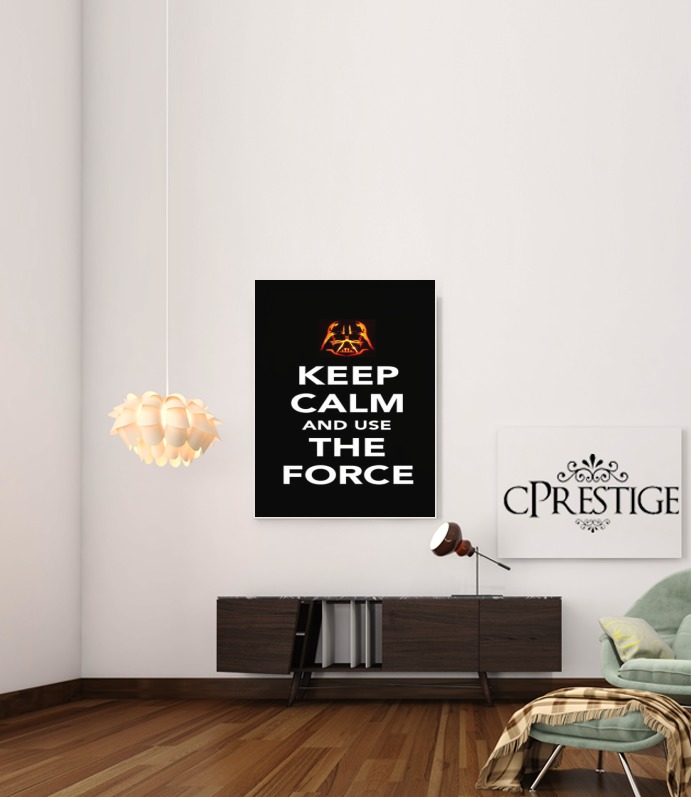 Canvas Keep Calm And Use the Force 