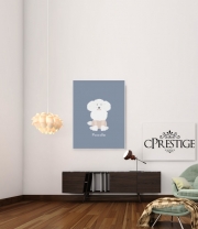 poster Poodle White