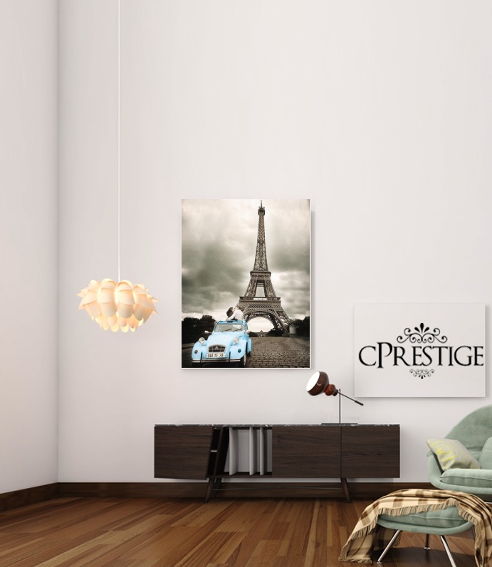 Poster Eiffel Tower Paris So Romantique 