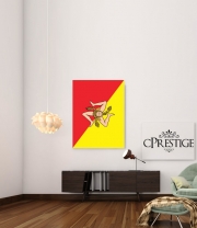 poster Sicile Flag