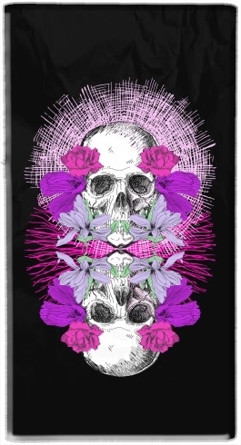 portatile Flowers Skull 