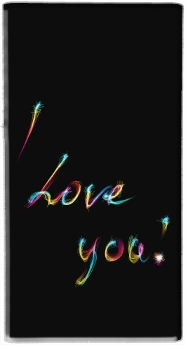 portatile I love you - Rainbow Text 