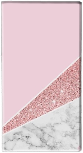 portatile Initiale Marble and Glitter Pink 
