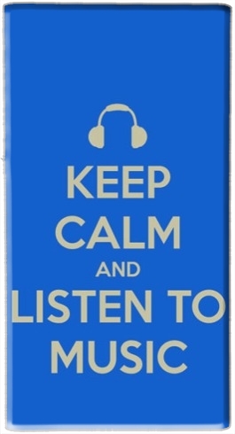 portatile Keep Calm And Listen to Music 