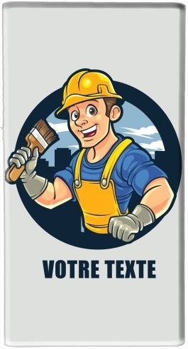 portatile painter character mascot logo 