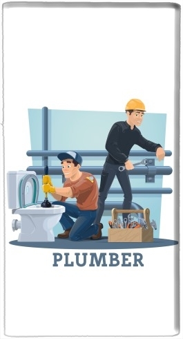 portatile Plumbers with work tools 