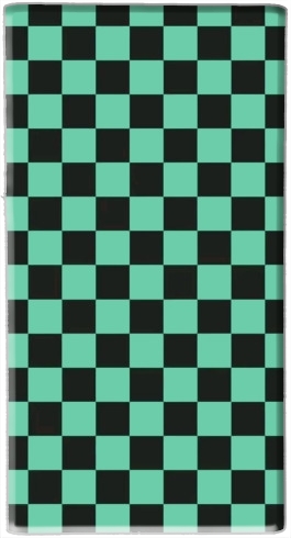 portatile Tanjiro Pattern Green Square 