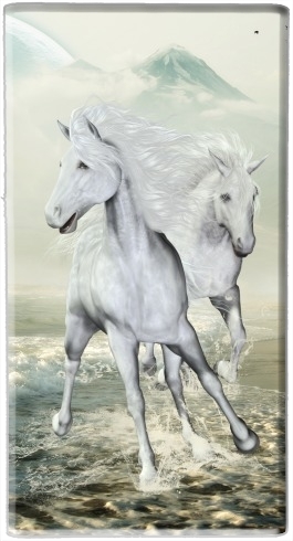 portatile White Horses On The Beach 