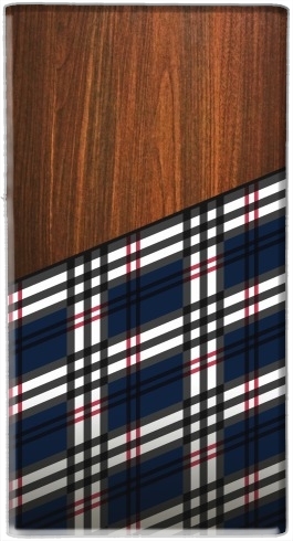 portatile Wooden Scottish Tartan 