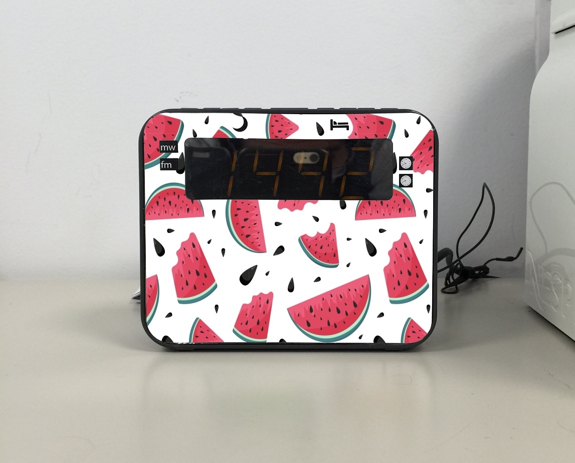 Radio Summer pattern with watermelon 