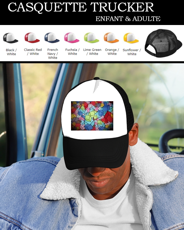 Snapback Abstract Cool Cubes 